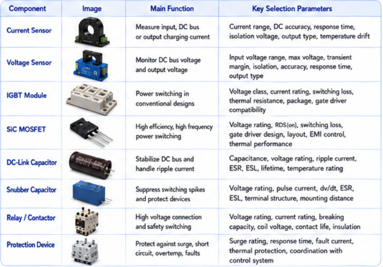Power Components For EV Charger Power Components For EV Charger