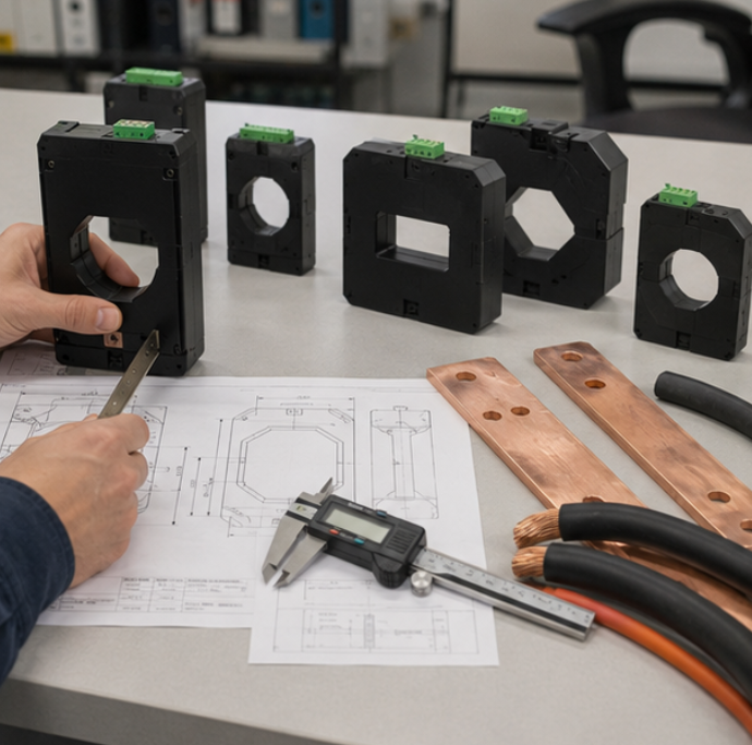 Custom Aperture Current Sensor