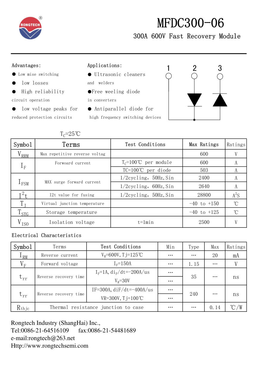 FRD diode module