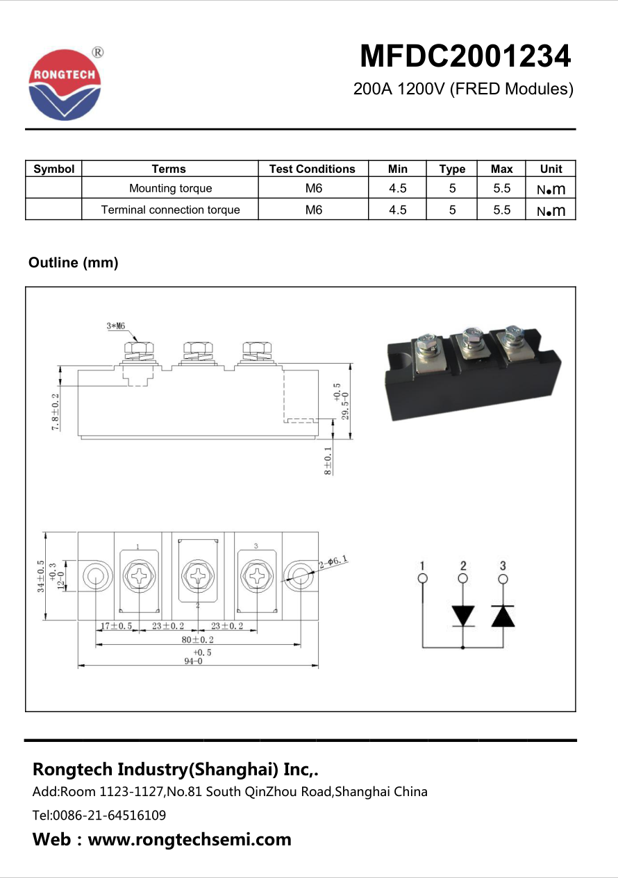 Fast Recovery Diode Module