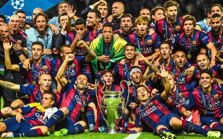 Barcelona voitti 2015 Uefan Mestarien liigan raidallisissa jalkapallopaidoissa Barcelona voitti 2015 Uefan Mestarien liigan raidallisissa jalkapallopaidoissa
