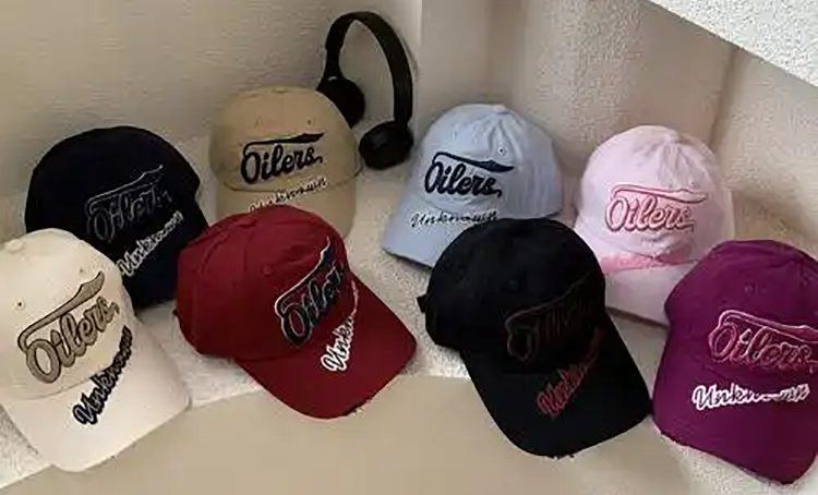 Polyester baseball caps
