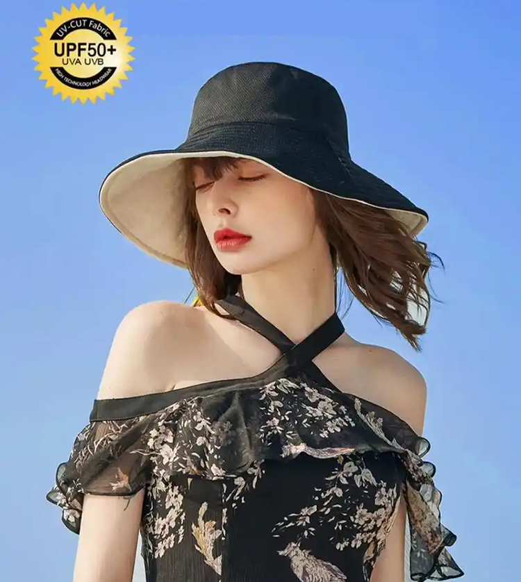 women wide-brimmed hat
