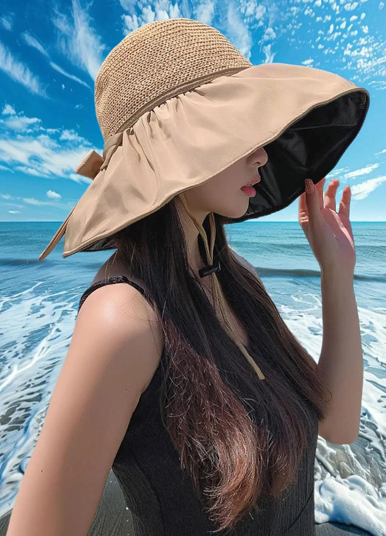 women beach hat