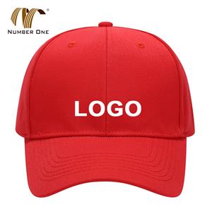Custom logo personalised plain womens red baseball cap