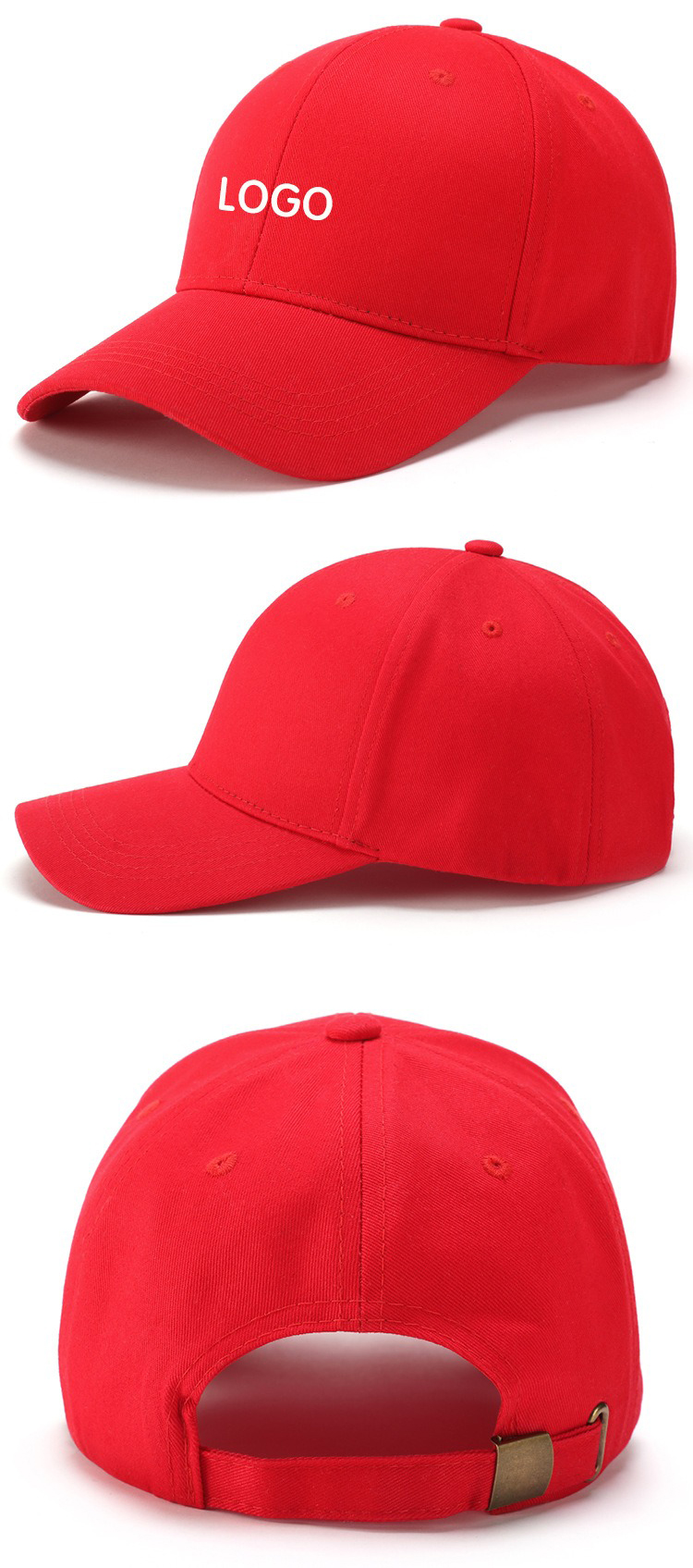 womens red baseball hat