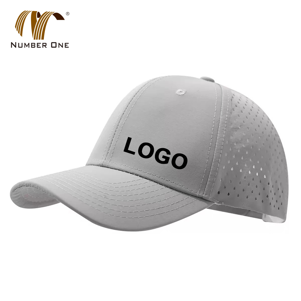 Black 6 Panel Mesh Womens Polyester Baseball Cap