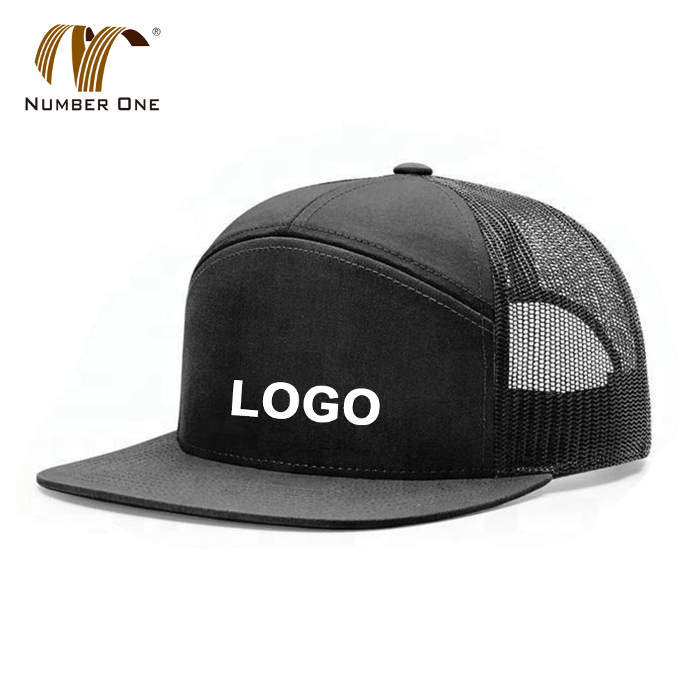 Women's Embroidered Logo 5-Panel Mesh Baseball Caps