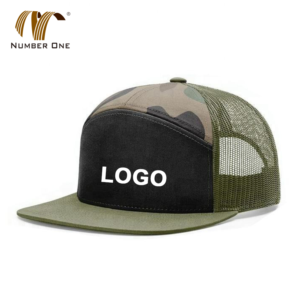 Women's Embroidered Logo 5-Panel Mesh Baseball Caps