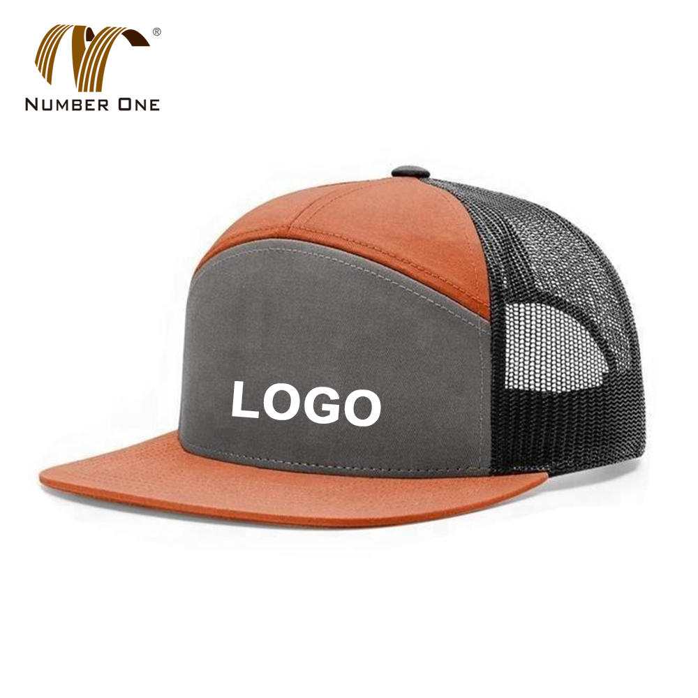 Women's Embroidered Logo 5-Panel Mesh Baseball Caps