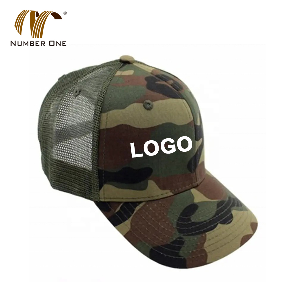 Womens Embroidery Logo Curved Brim Camouflage Baseball Cap