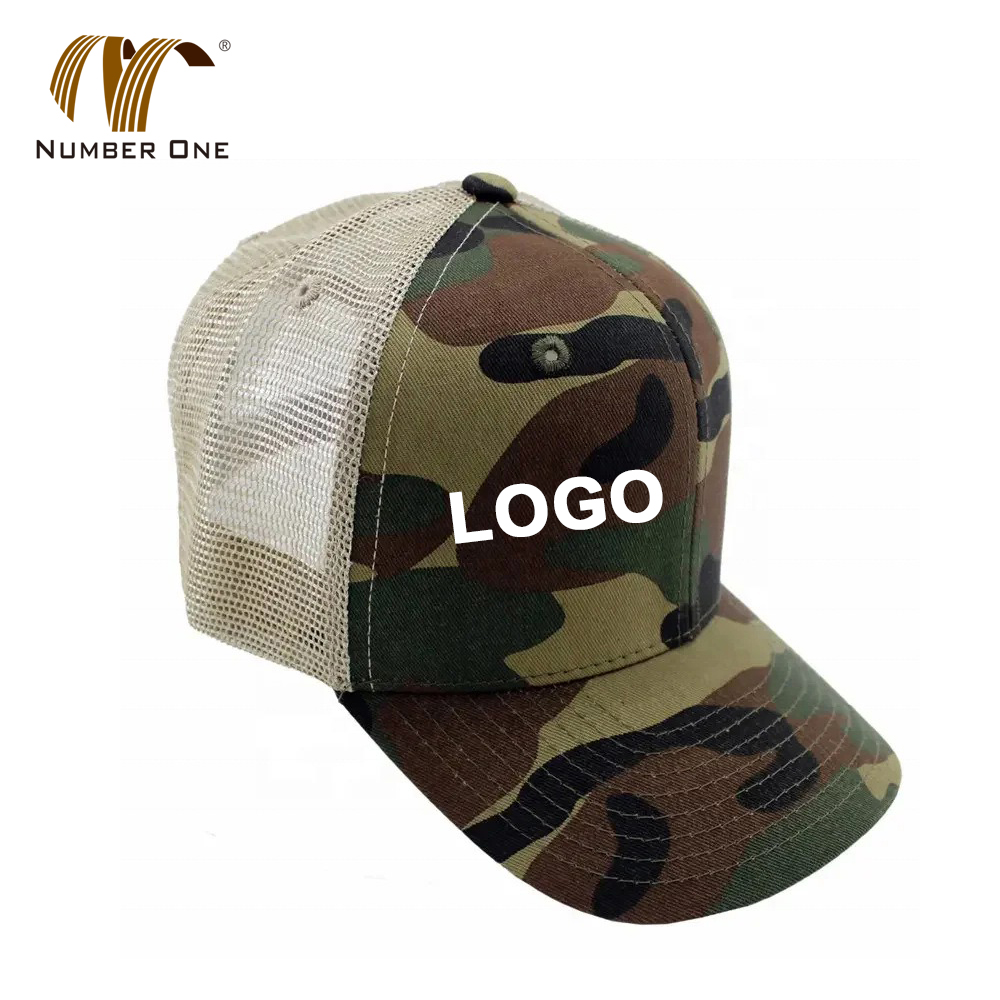 Womens Embroidery Logo Curved Brim Camouflage Baseball Cap