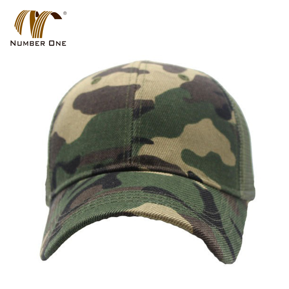 Womens Embroidery Logo Curved Brim Camouflage Baseball Cap