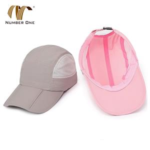Mens Soft 5 Panel Quick Dry Low Profile Mesh Baseball Cap