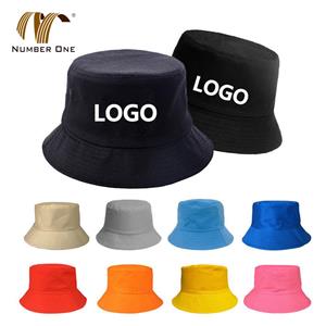 Women Solid Color Cotton Wide Brim Bucket Hat