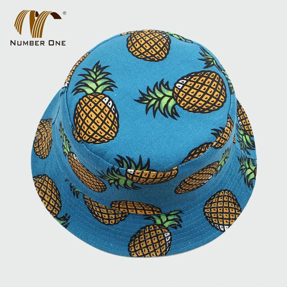 Womens Canvas wide brim Bucket Hat