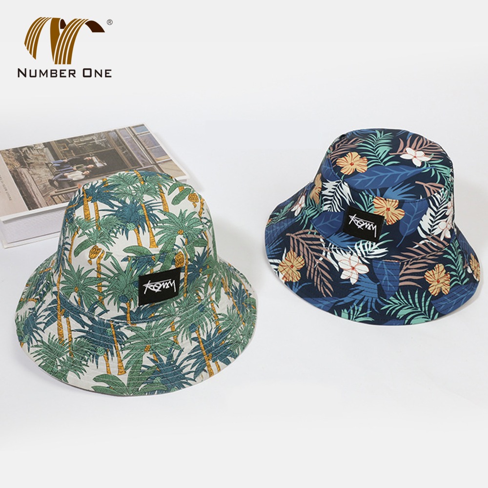 Mens Polyester Bucket Hat With Embroidery Logo