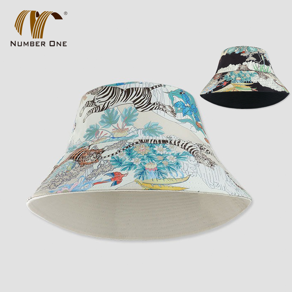 Mens Polyester Bucket Hat With Embroidery Logo
