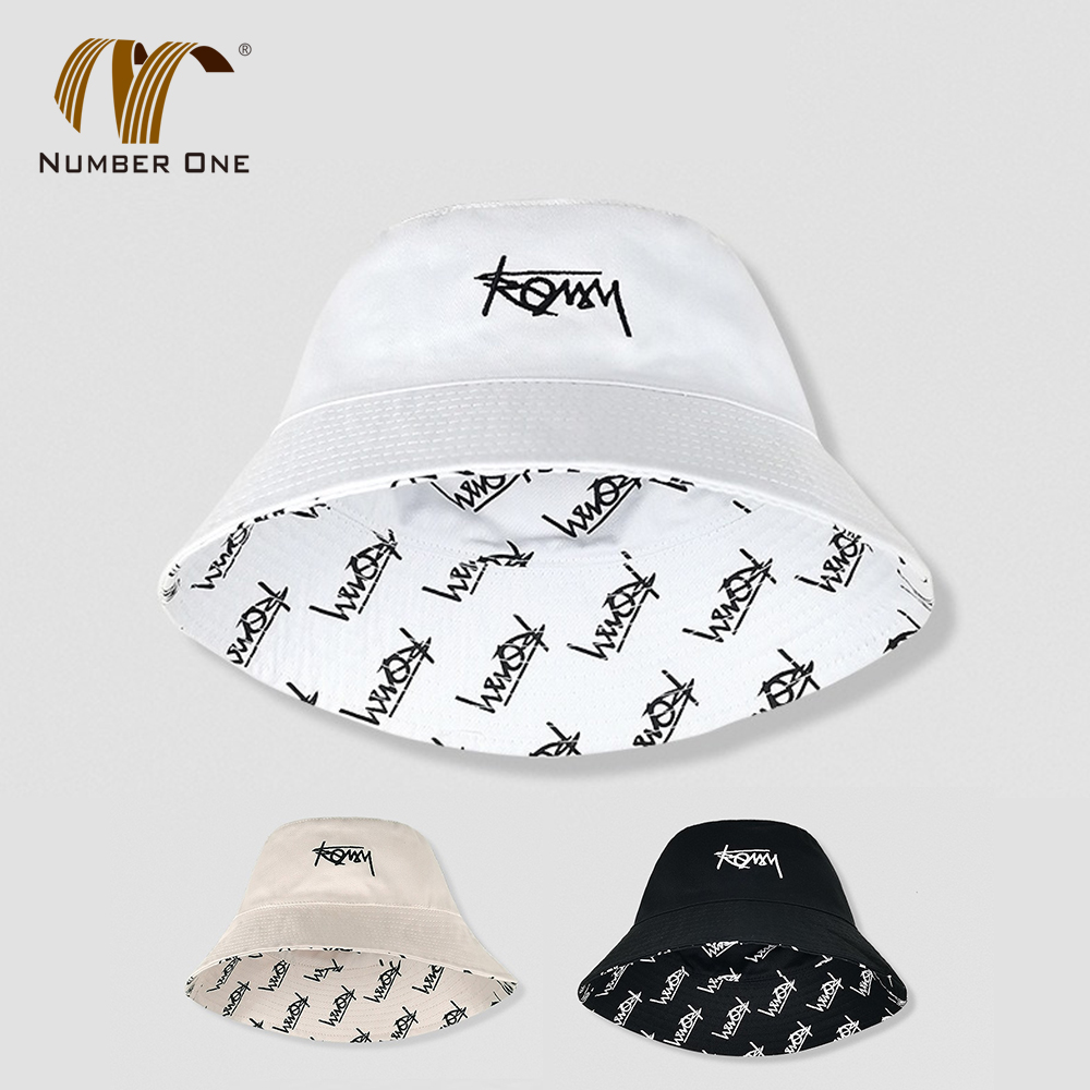 Mens Polyester Bucket Hat With Embroidery Logo