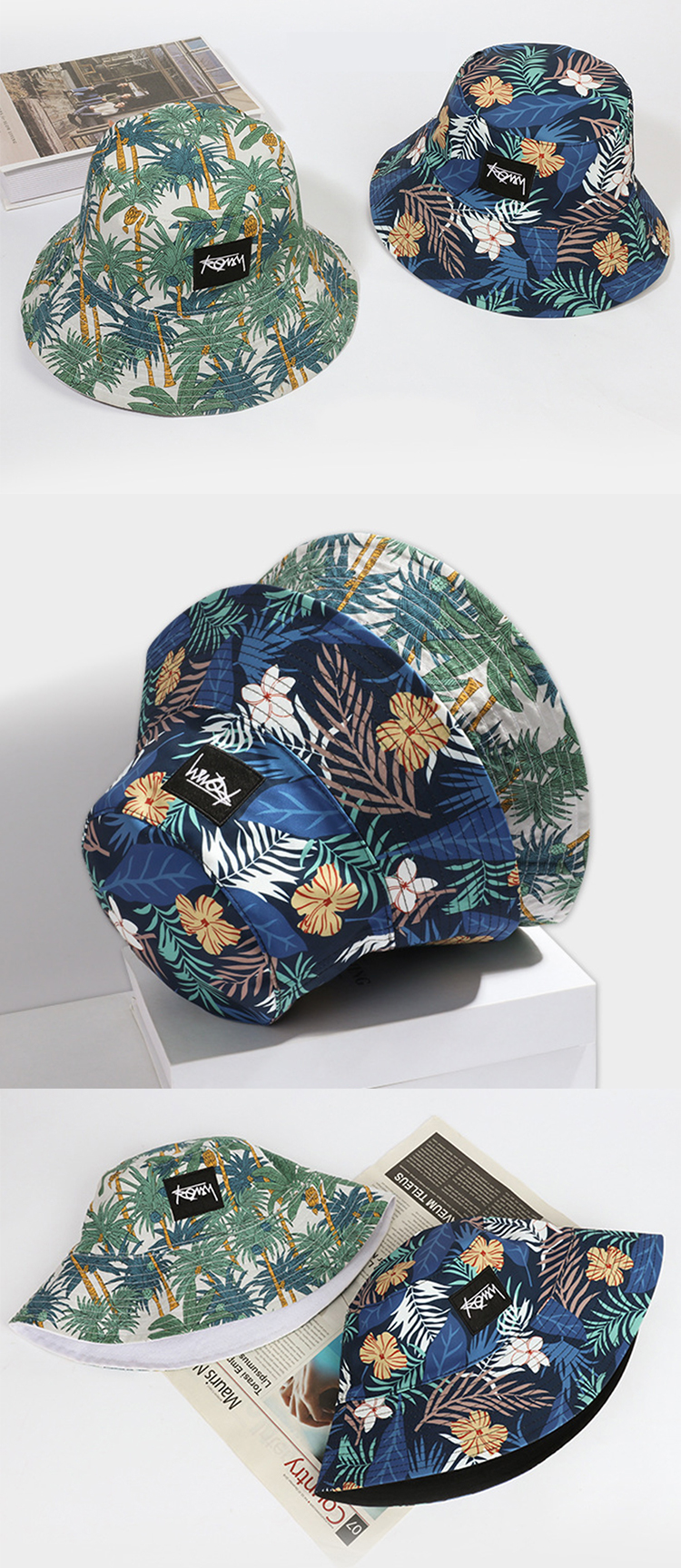 polyester bucket hat mens