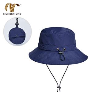 Womens Wide Brim Adjustable Bucket Hat With Strap
