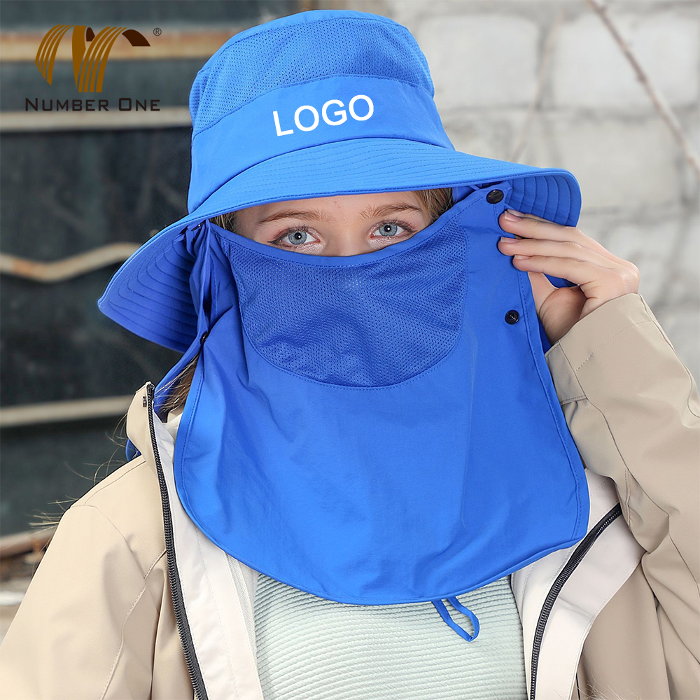 Women's Summer Sun protection Bucket Hat with Neck Shade