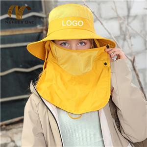 Women's Summer Sun protection Bucket Hat with Neck Shade