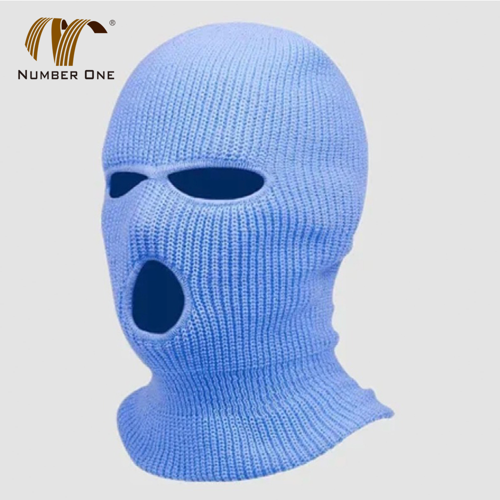 Full Face Cover Men's 3 Hole Ski Mask Beanie