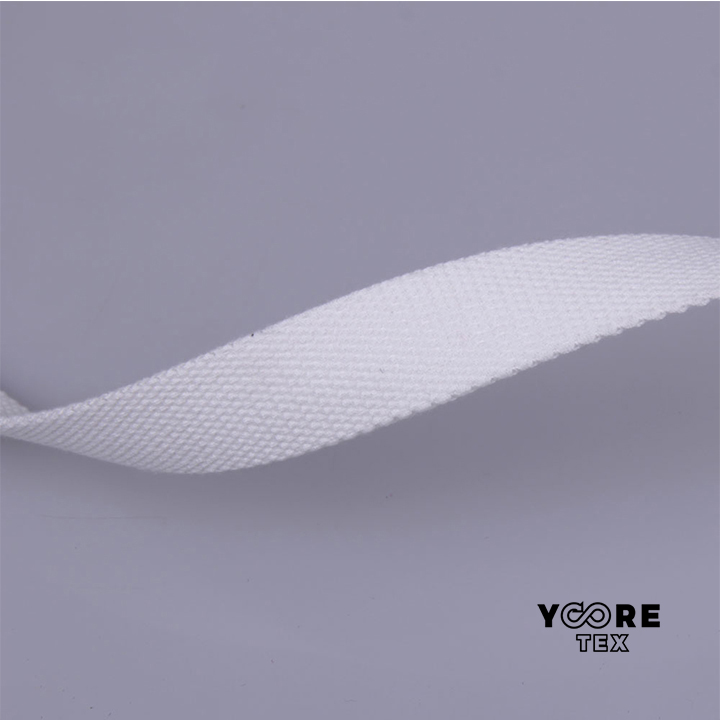 White T2T polyester webbing