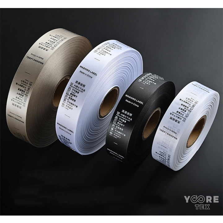 T2T recycled polyester custom sewing labels
