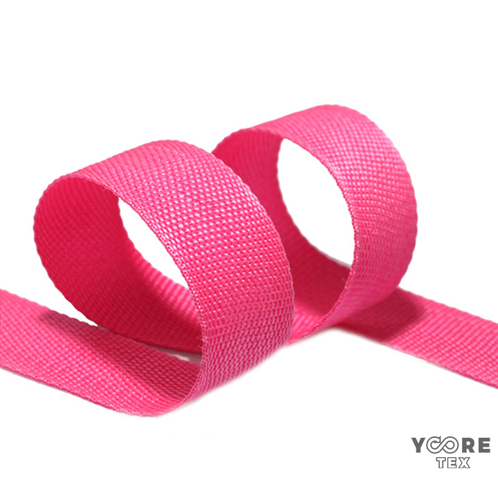 Durable polyester binding for bags