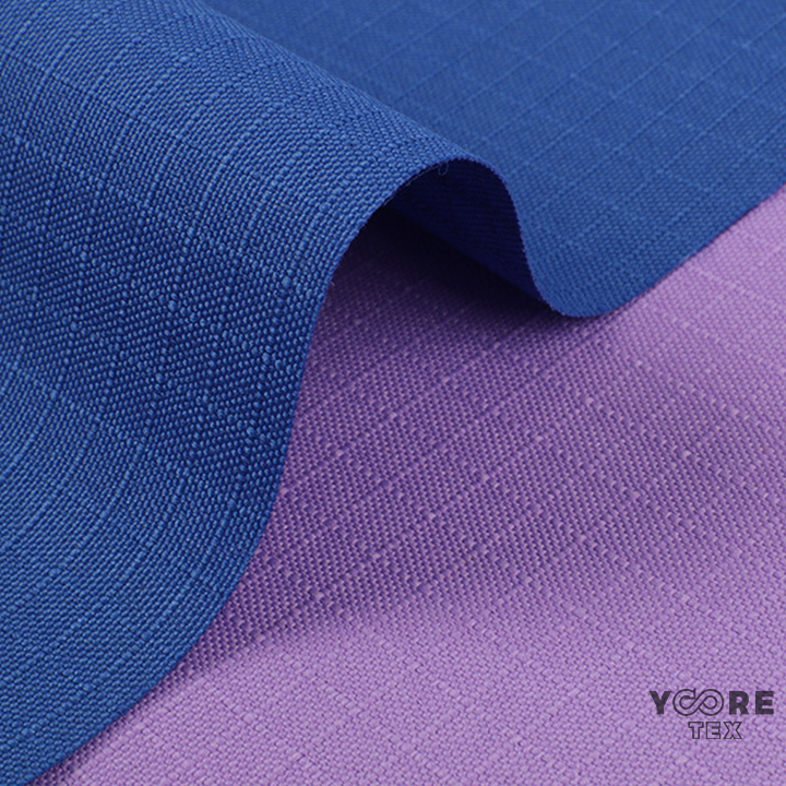 Sustainable textile-to-textile chambray fabric