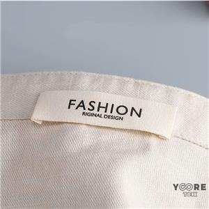 Étiquettes à coudre personnalisées en polyester T2T – Étiquettes pour informations sur la marque, les tailles et l'entretien