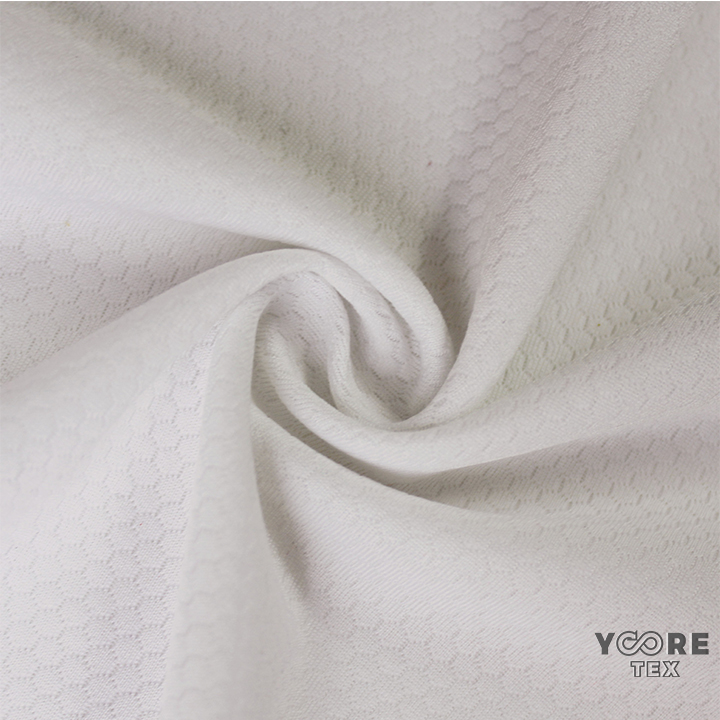 75D 100% T2T Recycled Football Mesh Knitted Fabric