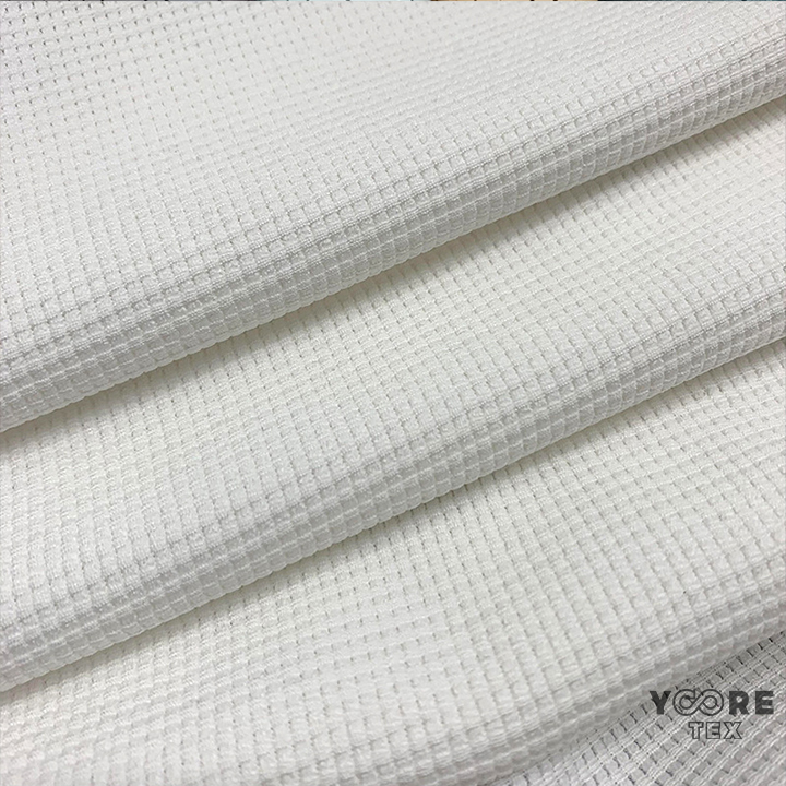 100% T2T Recycled Waffle Knitted Fabric 100% T2T Recycled Waffle Knitted Fabric