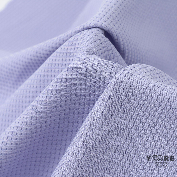 Sustainable polyester-Waffle Knitted Fabric