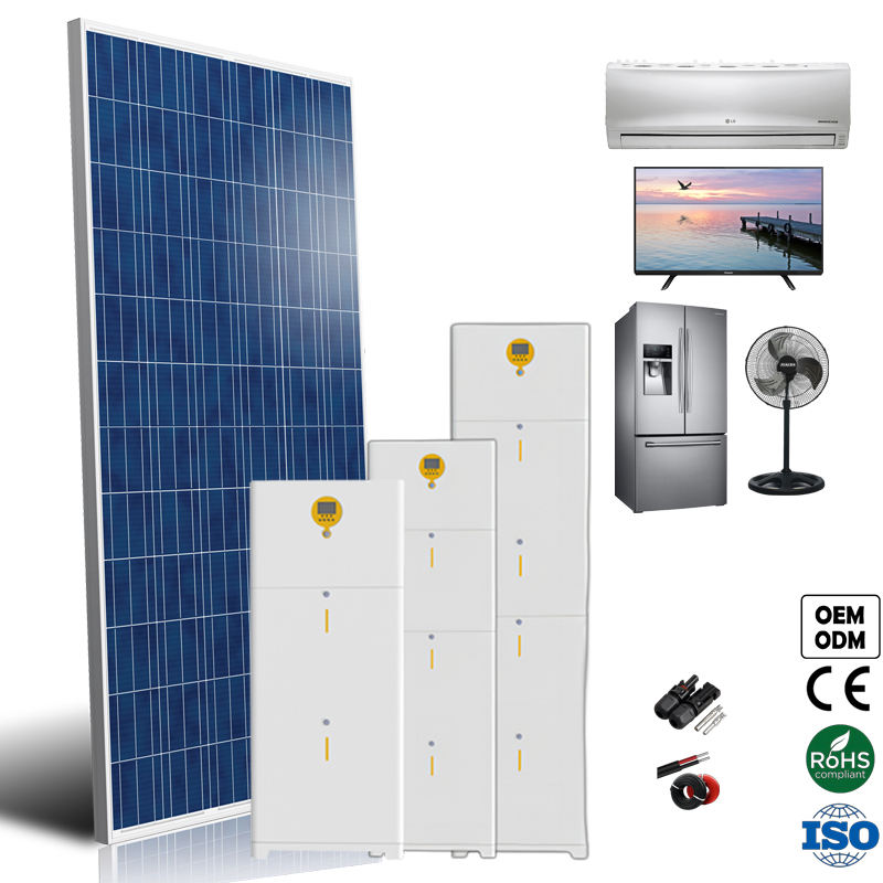 Système de batterie solaire tout-en-un avec onduleur hybride intégré et stockage d'énergie domestique (ESS)