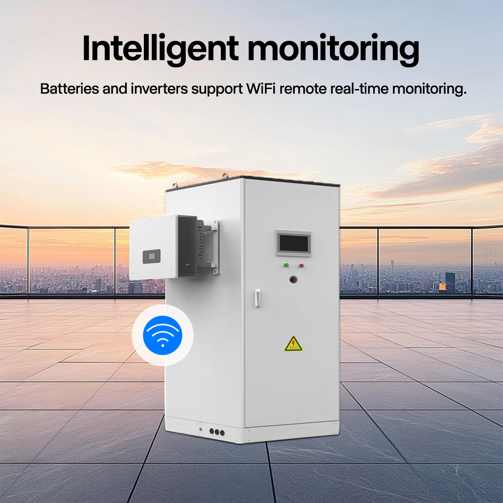 100kW 215kWh Outdoor All-in-One BESS Commercial Solar Energy Storage Cabinet