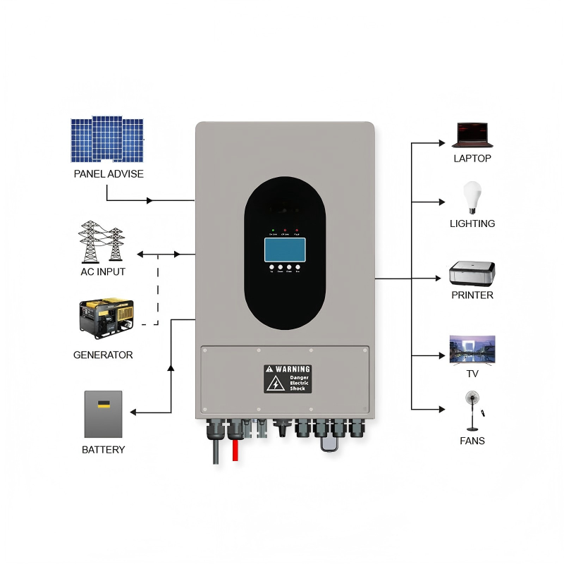 Home Inverter System 5kw Hybrid Solar Inverter 48V