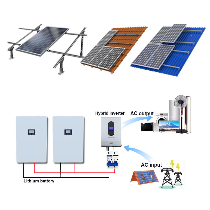 20kW Ticari ve Endüstriyel Güneş Enerjisi Sistemi LiFePO4 Raf Tipi Şarj Talep Azaltma