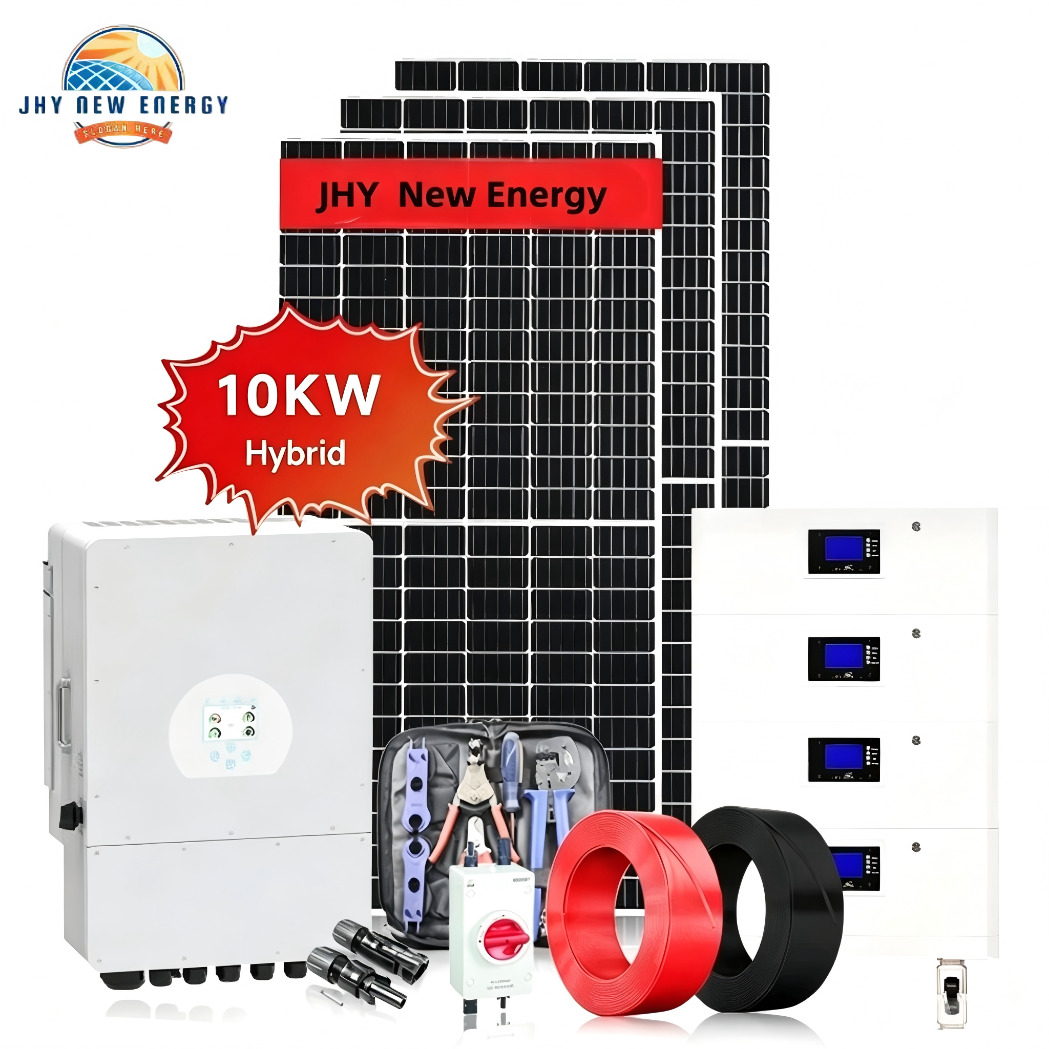 10 kW konfigurowalny system solarny BESS | hybrydowe rozwiązanie do magazynowania energii fotowoltaicznej 10 kW konfigurowalny system solarny BESS | hybrydowe rozwiązanie do magazynowania energii fotowoltaicznej