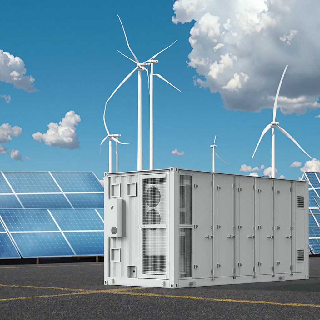 Napelemes tárolórendszer 500Kwh-2MWH folyékony energia akkumulátor tartály ipari energiatárolás