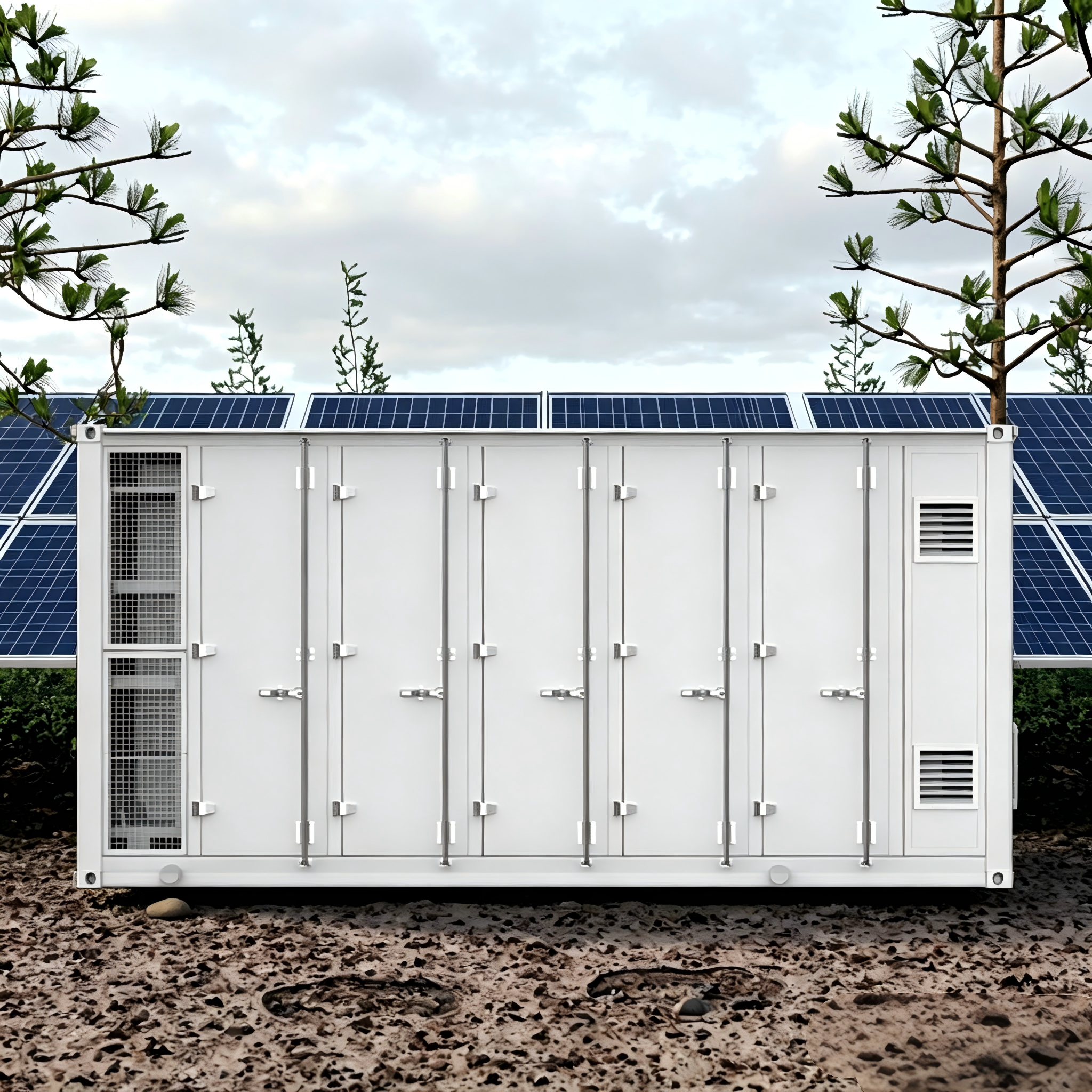 Napelemes tárolórendszer 500Kwh-2MWH folyékony energia akkumulátor tartály ipari energiatárolás