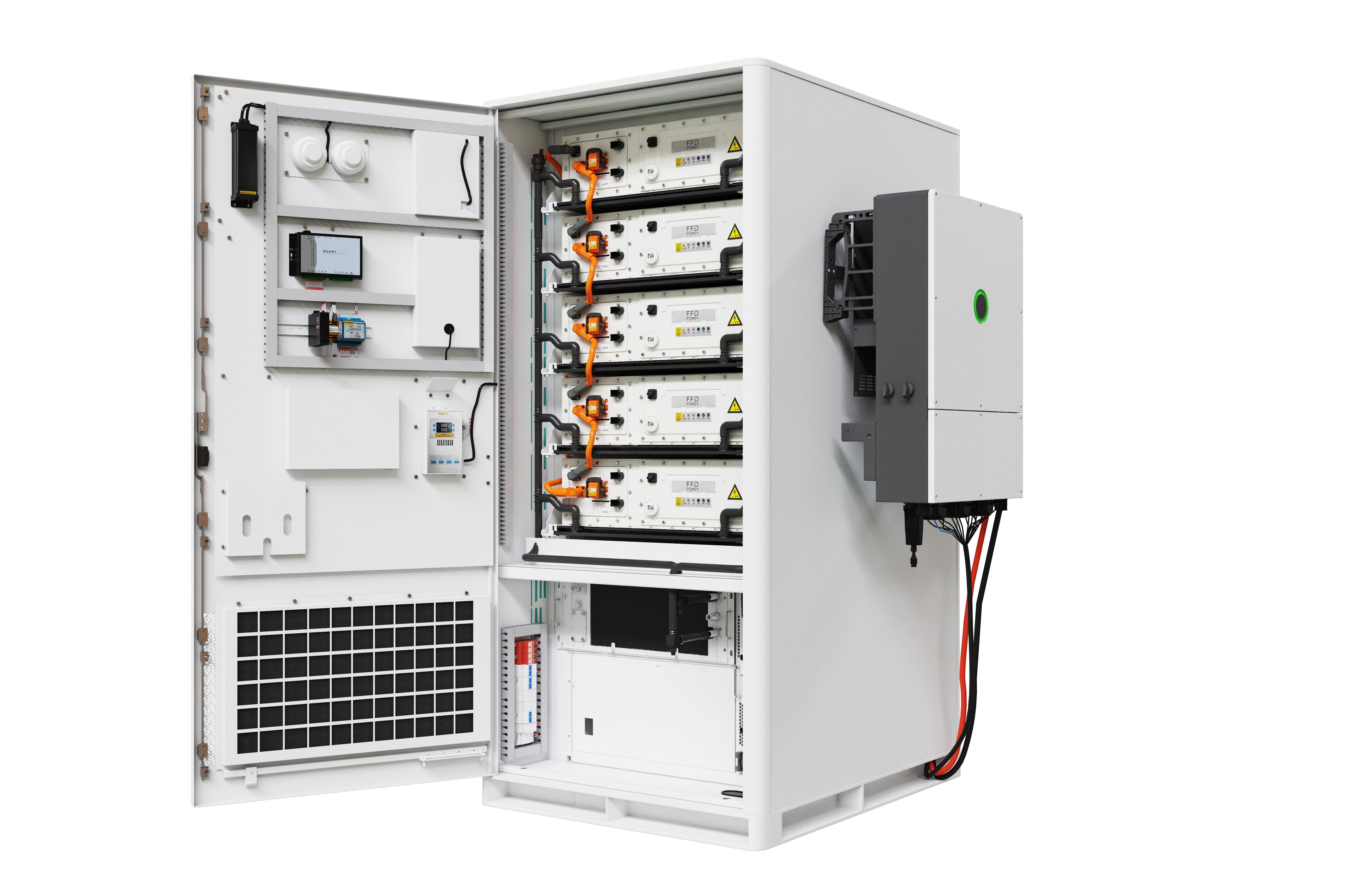 Akkumulátoros energiatároló rendszer 6 kW 360 kW komplett otthoni napelemes rendszer akkumulátortelep 256 kWh ipari és kereskedelmi