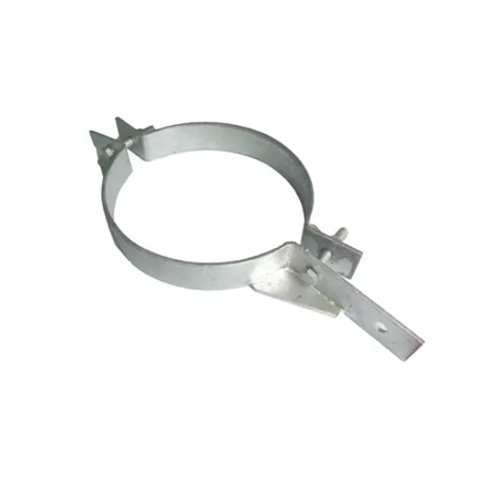 Cable fitting pole clamp
