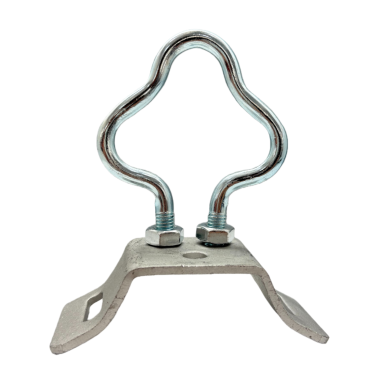 梅の花型ドロップケーブルポールブラケットアンカーFTTHフープ固定リトラクター電力ケーブル用