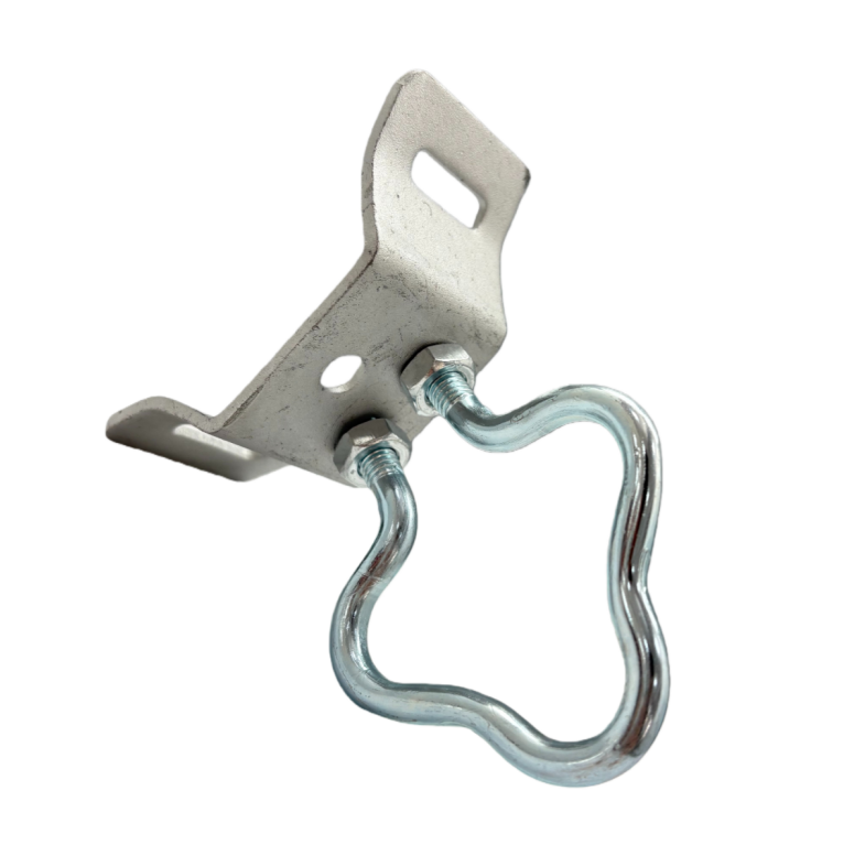 梅の花型ドロップケーブルポールブラケットアンカーFTTHフープ固定リトラクター電力ケーブル用