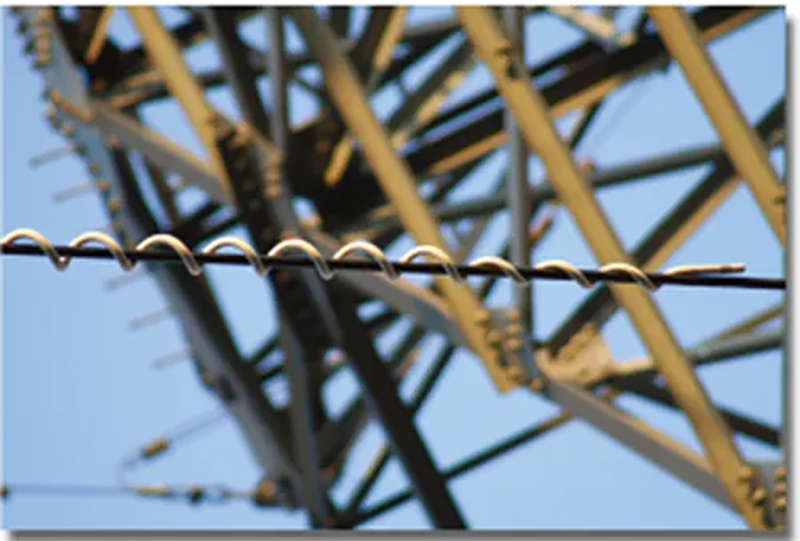 Spiral vibration damper