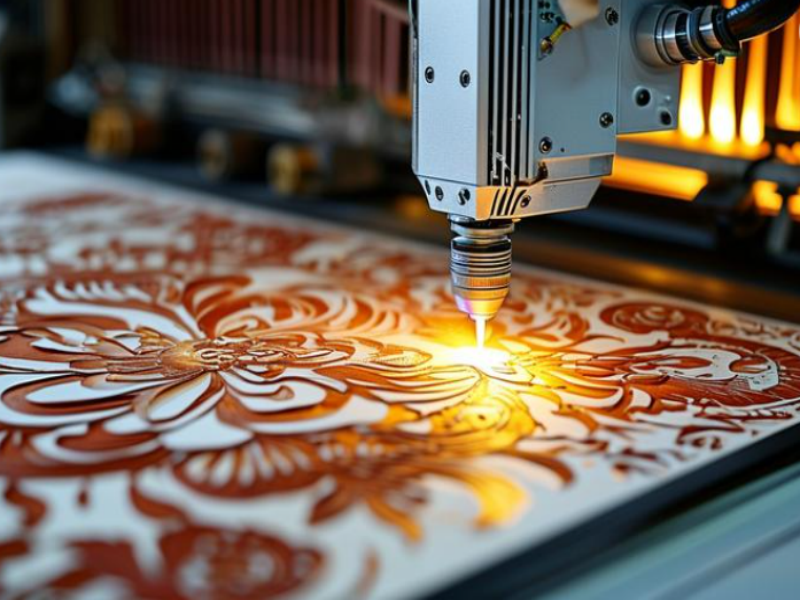 Precision fiber laser cutting machine