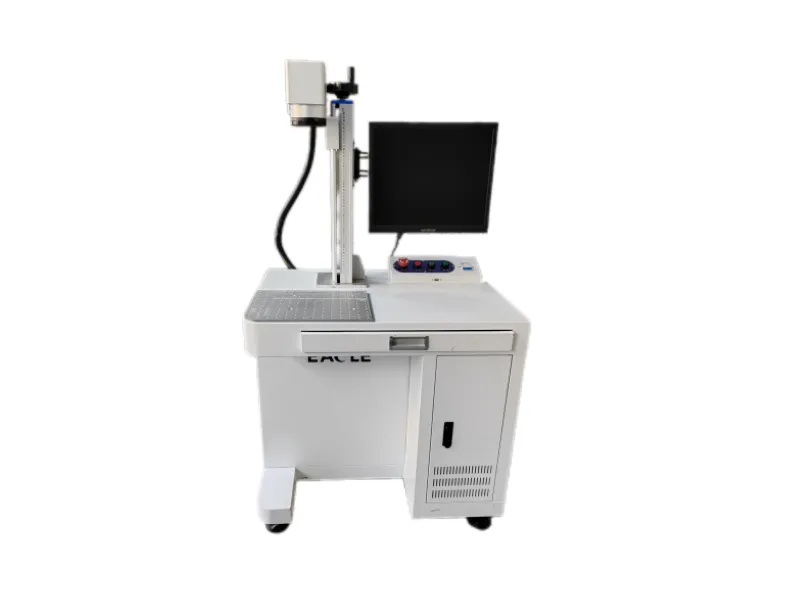 Laser fiber marking machine